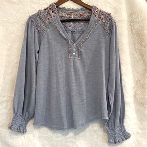 Free People Women’s Siesta Fiesta Top Blouse